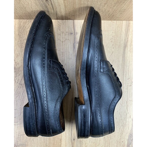 Allen Edmonds Mens MacNeil Wingtip Derby Dress Shoes Black Leather Brogues 11 B main image 11